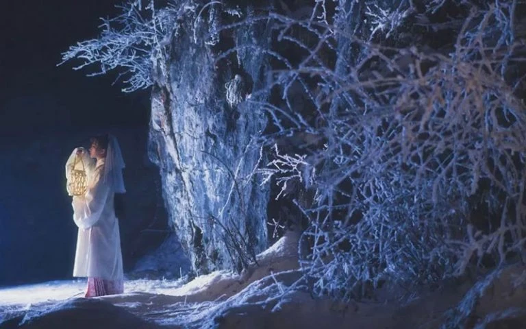 Hanfu in Snow Mountain