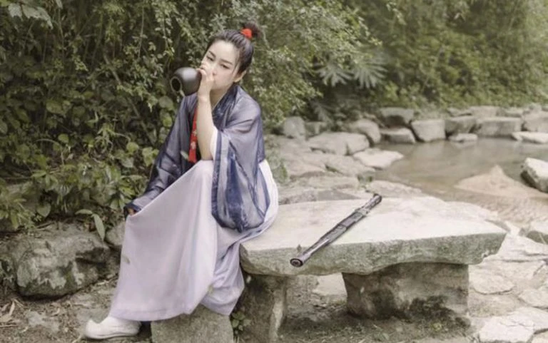 Female Hanfu Ruqun Woman Hero and Kungfu Costume