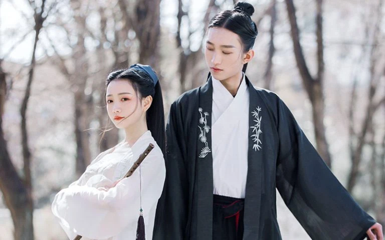 2019 Latest Sweet Couples Hanfu Costume