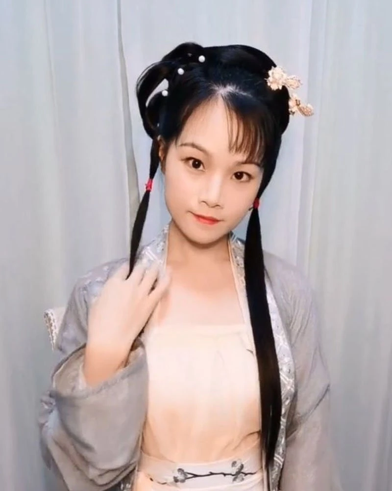 Simple Beautiful Hanfu Hairstyle for You- (2)