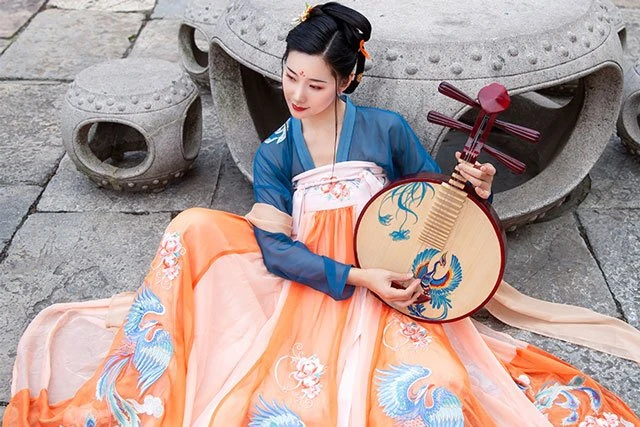 tang dynasty ruqun hanfu clothing