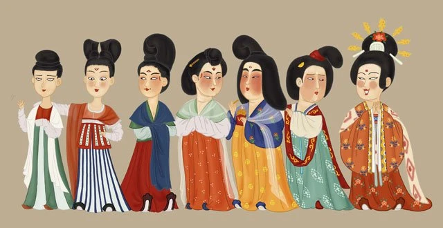tang dynasty women clothing