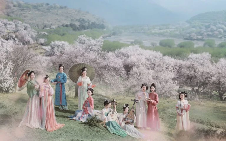 Hanfu Photography | Color Scale Reference