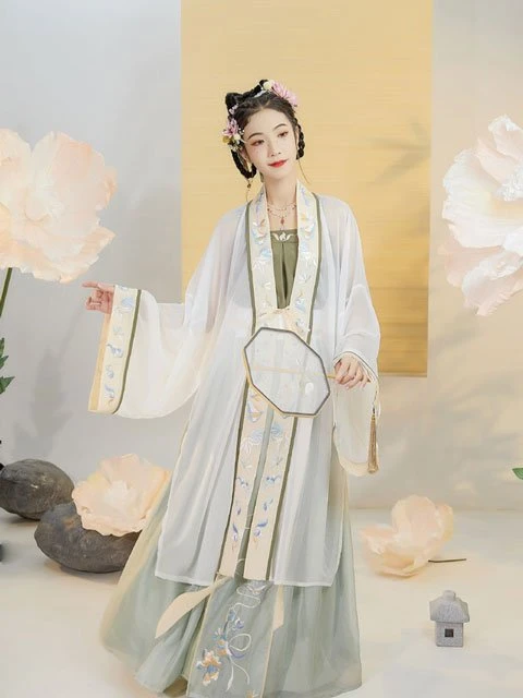 4 Beauty Chinese Girl Costume for Beginners | Song Style Hanfu
