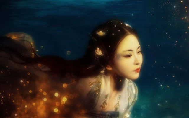 Fancy Hanfu Photography Underwater