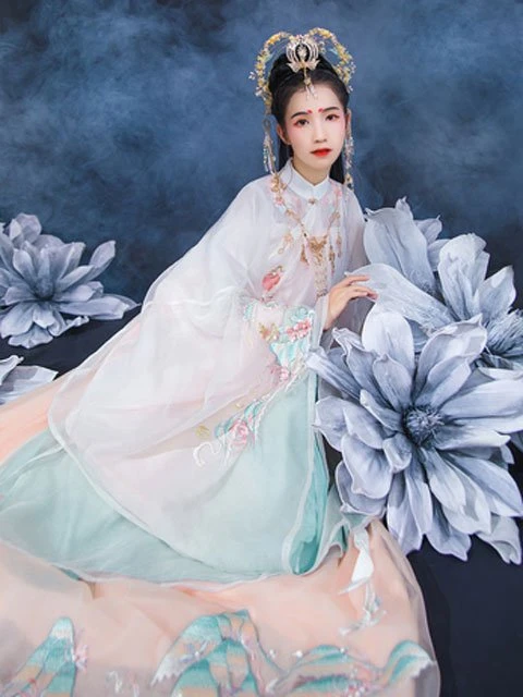 Nice Ming-tyle Chinese Dress for Girls (Summer)