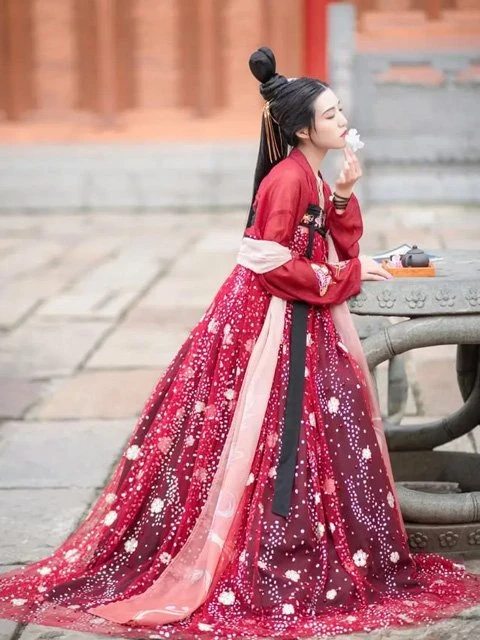The Classic Color Scheme in Chinese Costume - Red & Black