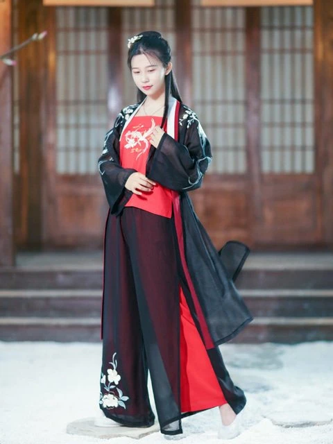 The Classic Color Scheme in Chinese Costume - Red & Black