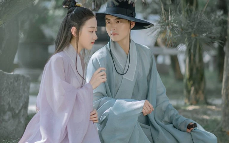 Chinese Man Costume | Ming Style Hanfu Outerwear: Zhishen