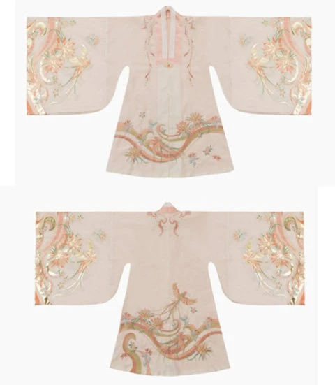 Hanfu Sewing Pattern (1) - Pifeng Cutting Diagram & Making