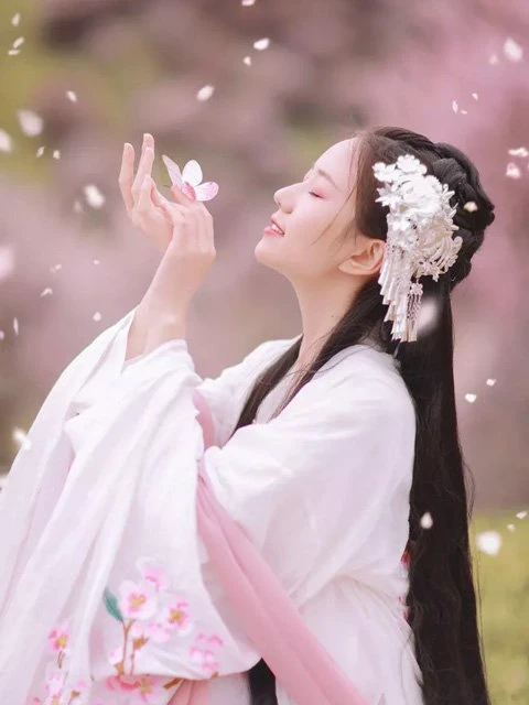 Perfect Combination of Hanfu Clothing & Beautiful Scenery