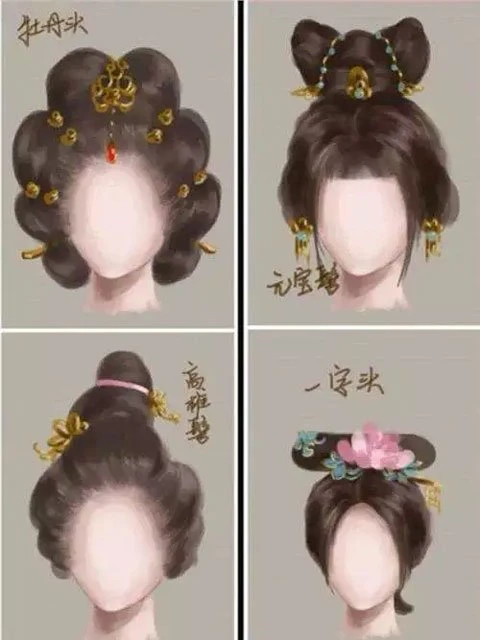 Chinese Historical fashion Items for Tang Dynasty Women