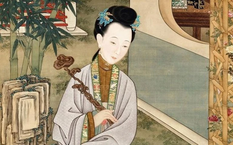 Hanfu Drawing - Twelve Beauties of the Qing Dynasty