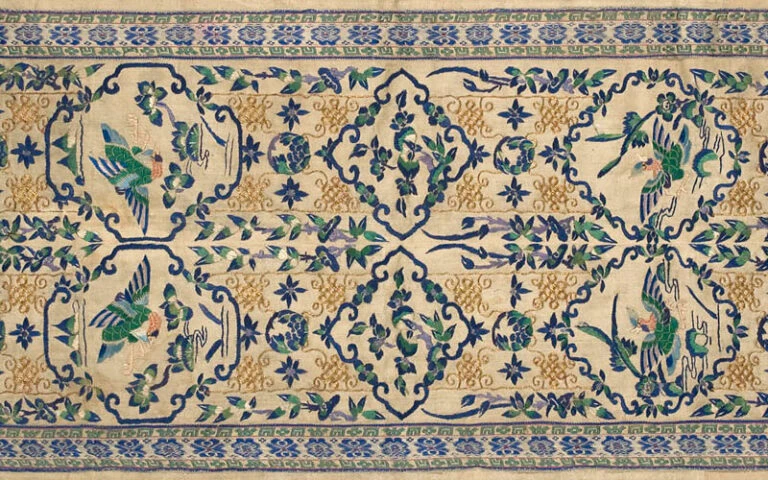 History of Cuff Embroidery in Qing Dynasty Clothing - Wanxiu