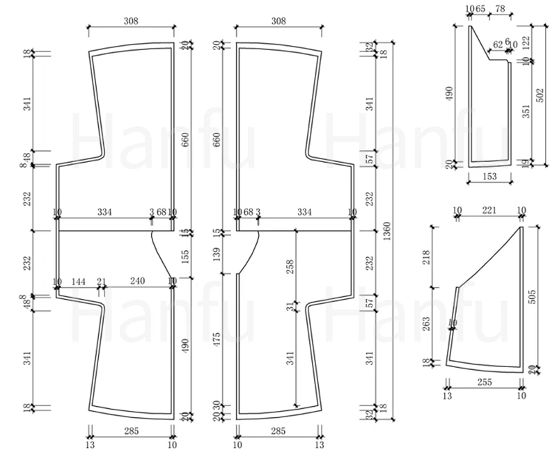 Hanfu Making(1) - Zhongyi Cutting & Sewing Patterns
