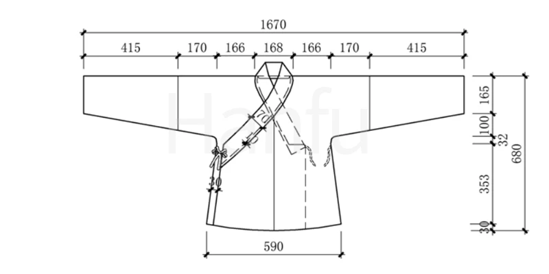 Hanfu Making(1) - Zhongyi Cutting & Sewing Patterns
