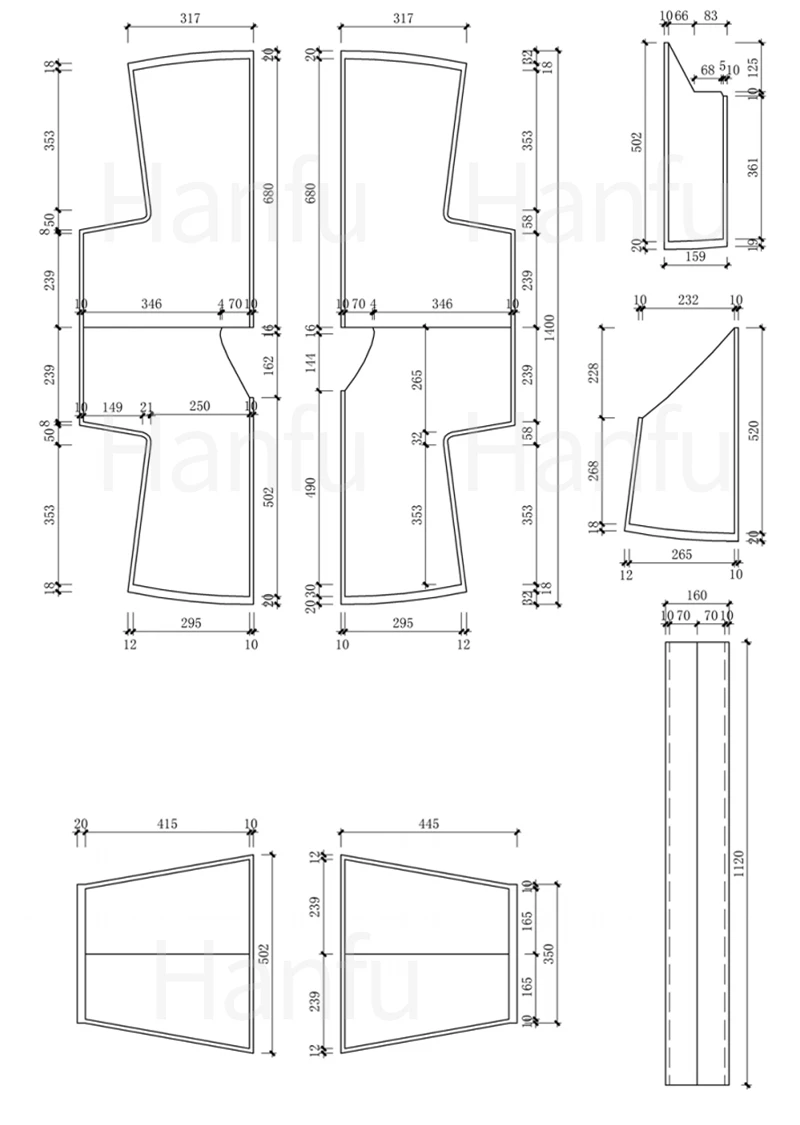 Hanfu Making(1) - Zhongyi Cutting & Sewing Patterns