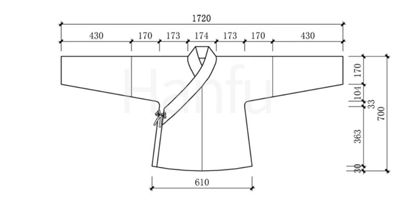 Hanfu Making(1) - Zhongyi Cutting & Sewing Patterns
