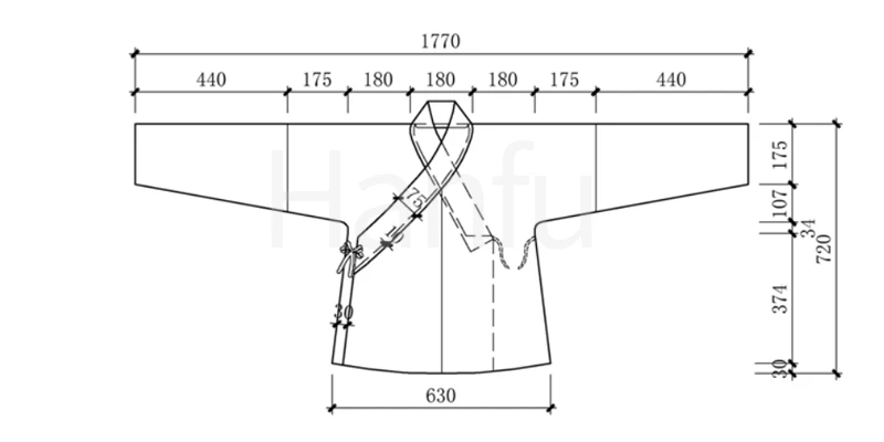 Hanfu Making(1) - Zhongyi Cutting & Sewing Patterns
