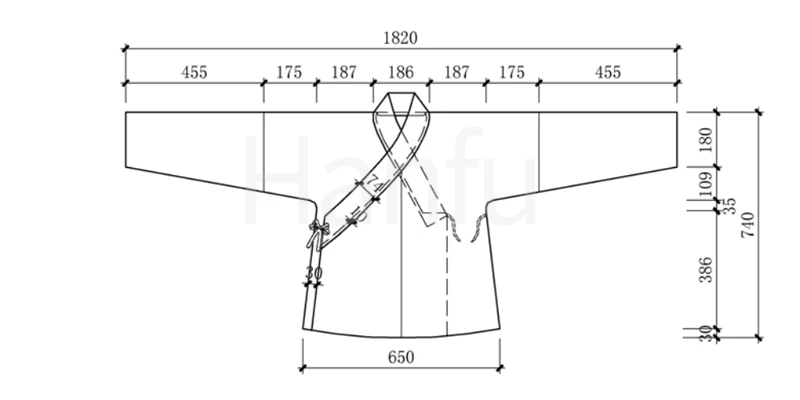 Hanfu Making(1) - Zhongyi Cutting & Sewing Patterns