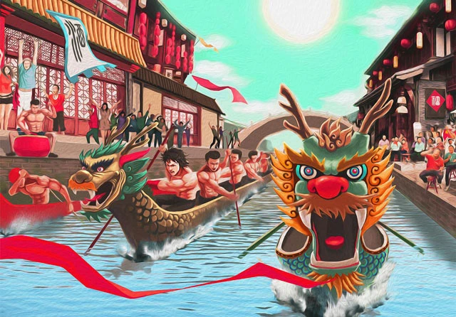 The Origin and Customs of the Dragon Boat Festival