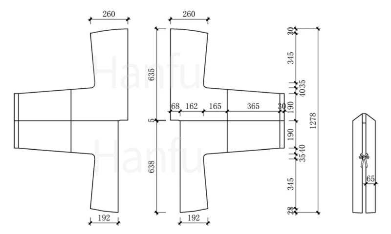 Hanfu Making(3) - Ruqun Cutting & Sewing Patterns