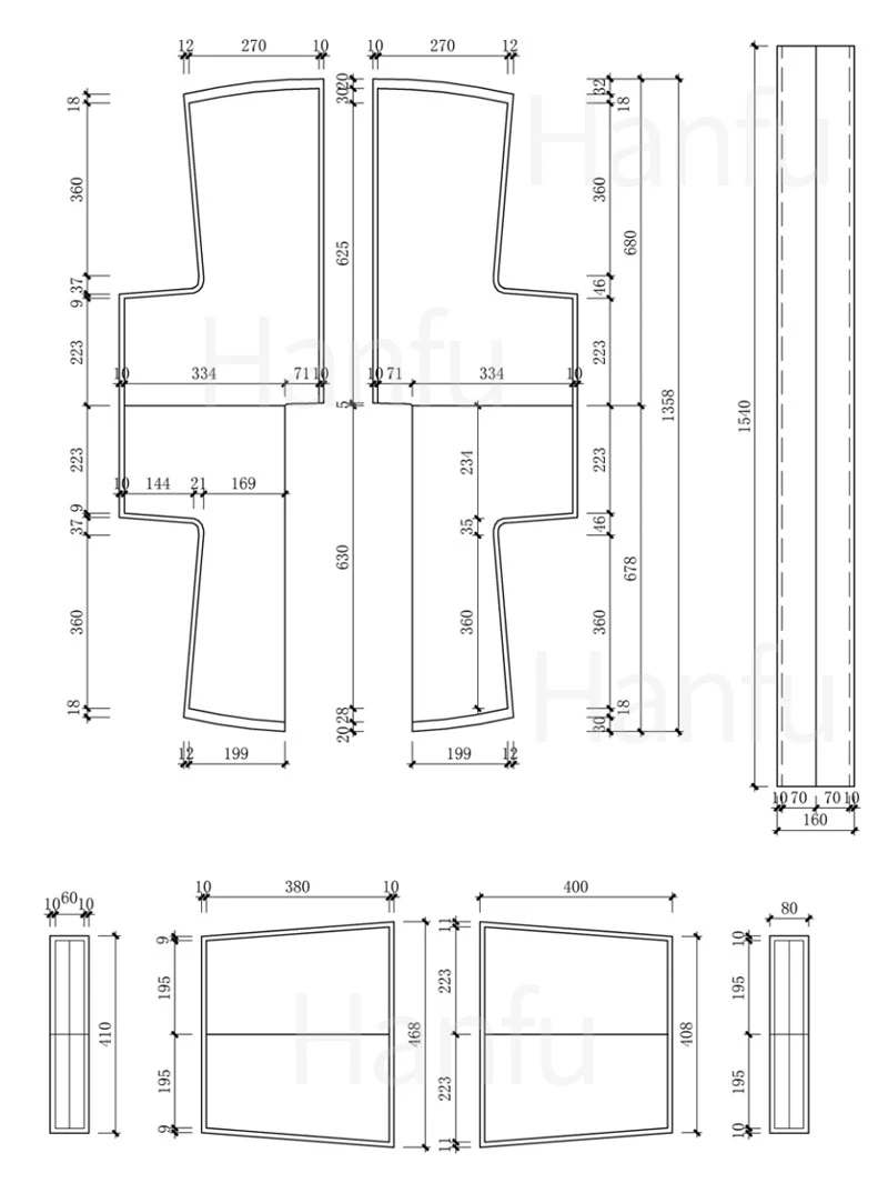 Hanfu Making(3) - Ruqun Cutting & Sewing Patterns