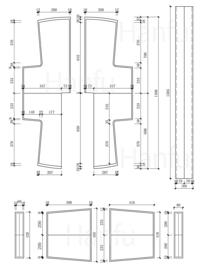 Hanfu Making(3) - Ruqun Cutting & Sewing Patterns