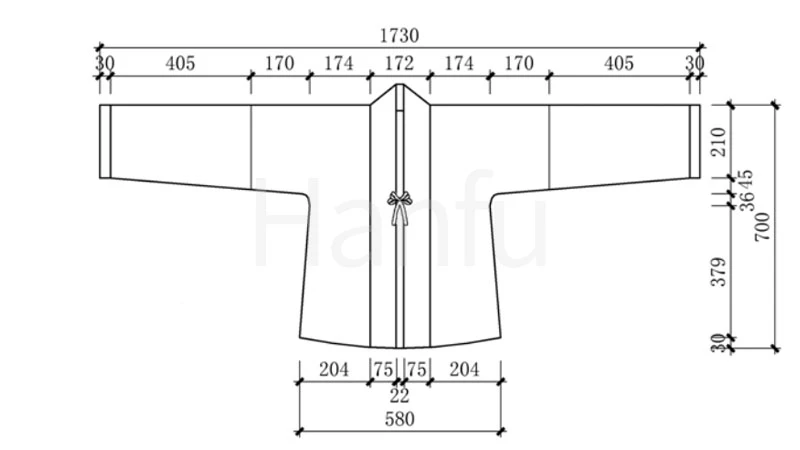 Hanfu Making(3) - Ruqun Cutting & Sewing Patterns