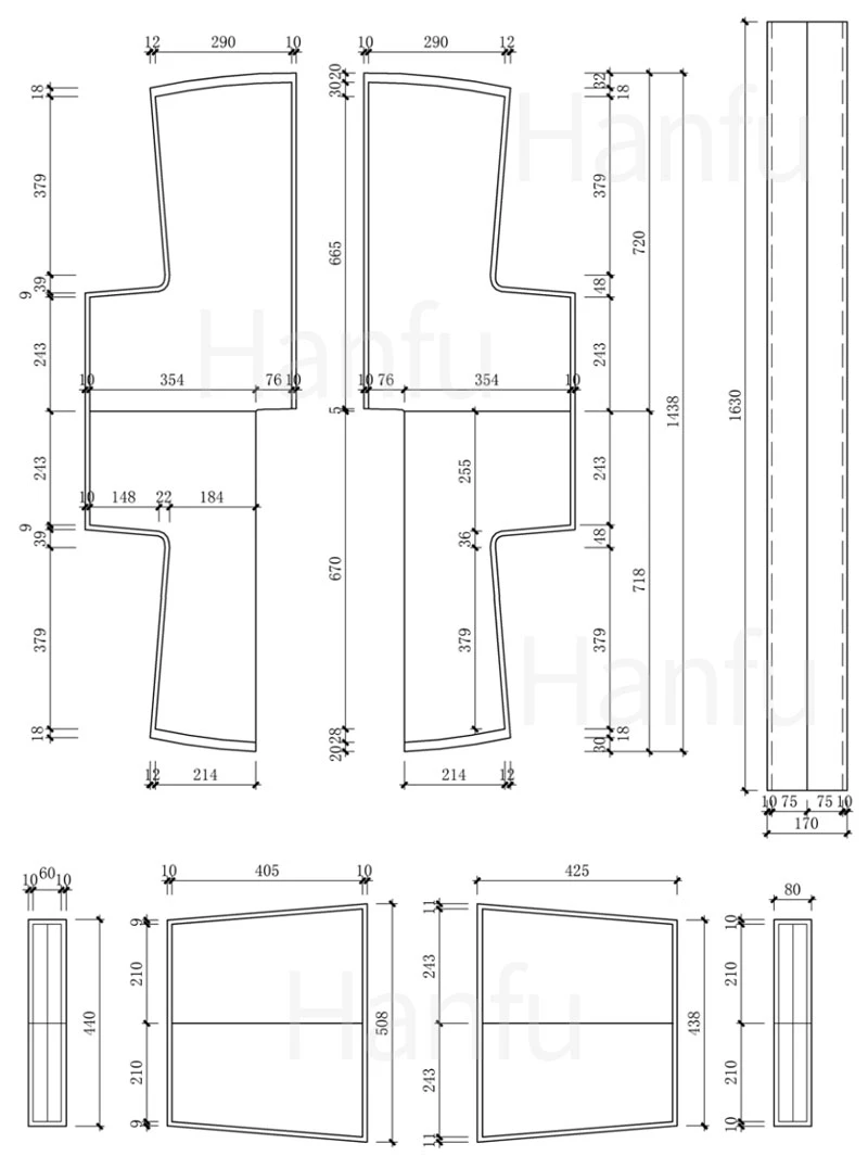 Hanfu Making(3) - Ruqun Cutting & Sewing Patterns
