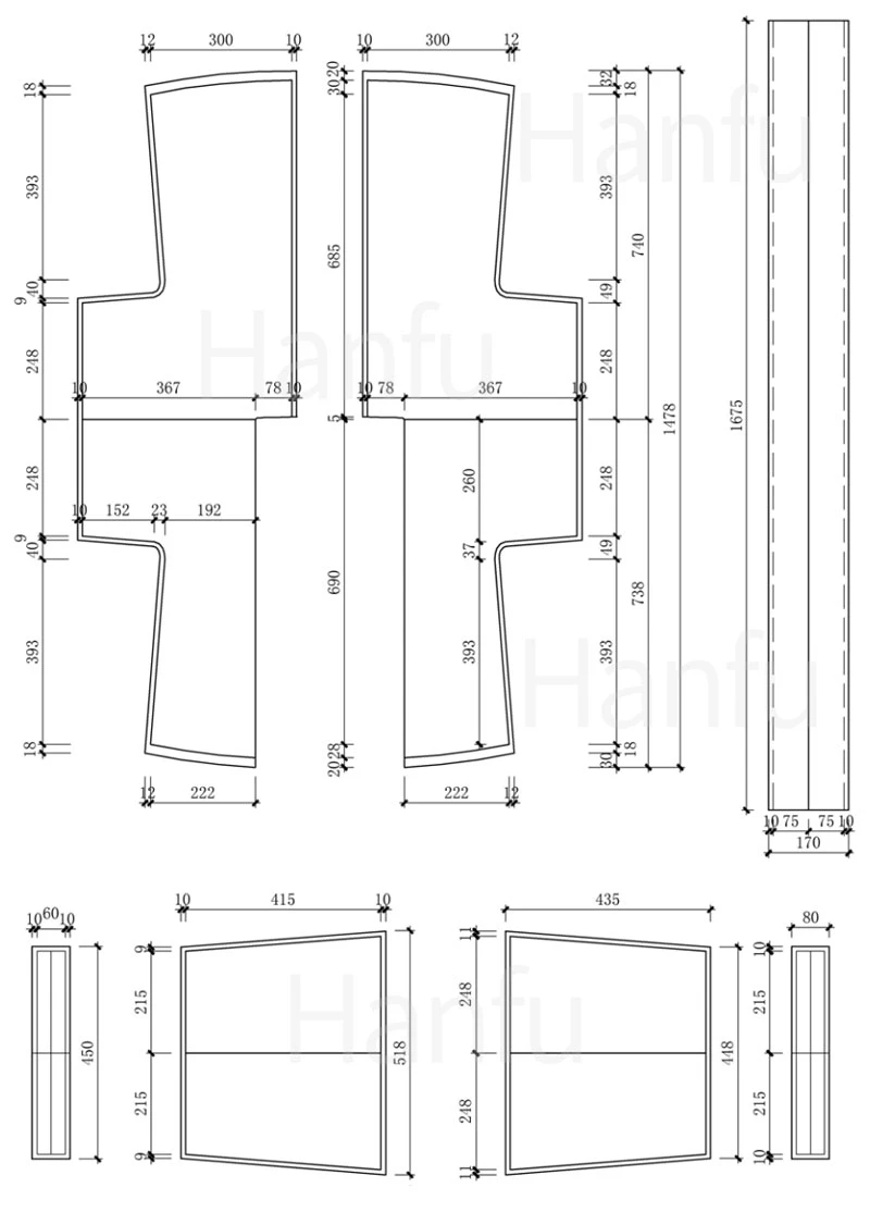 Hanfu Making(3) - Ruqun Cutting & Sewing Patterns