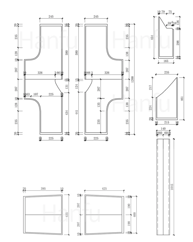 Hanfu Making(3) - Ruqun Cutting & Sewing Patterns