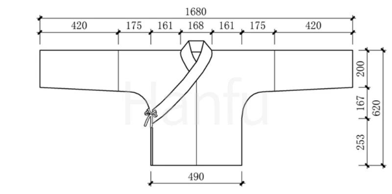 Hanfu Making(3) - Ruqun Cutting & Sewing Patterns