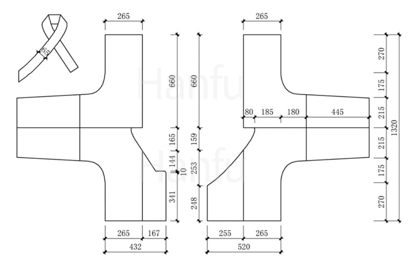 Hanfu Making(3) - Ruqun Cutting & Sewing Patterns