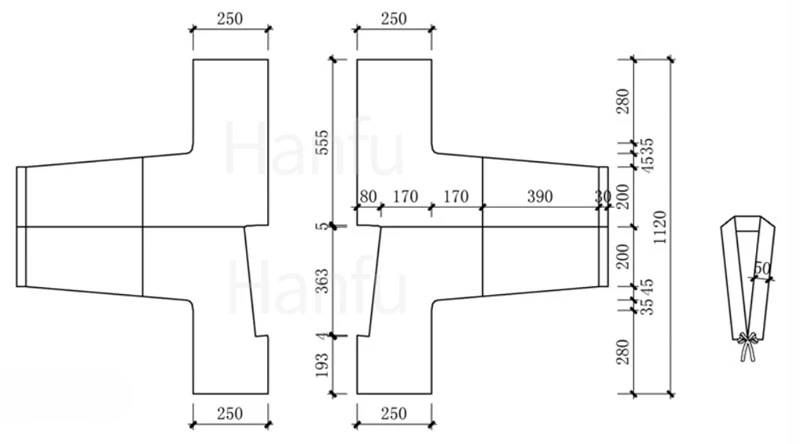 Hanfu Making(3) - Ruqun Cutting & Sewing Patterns