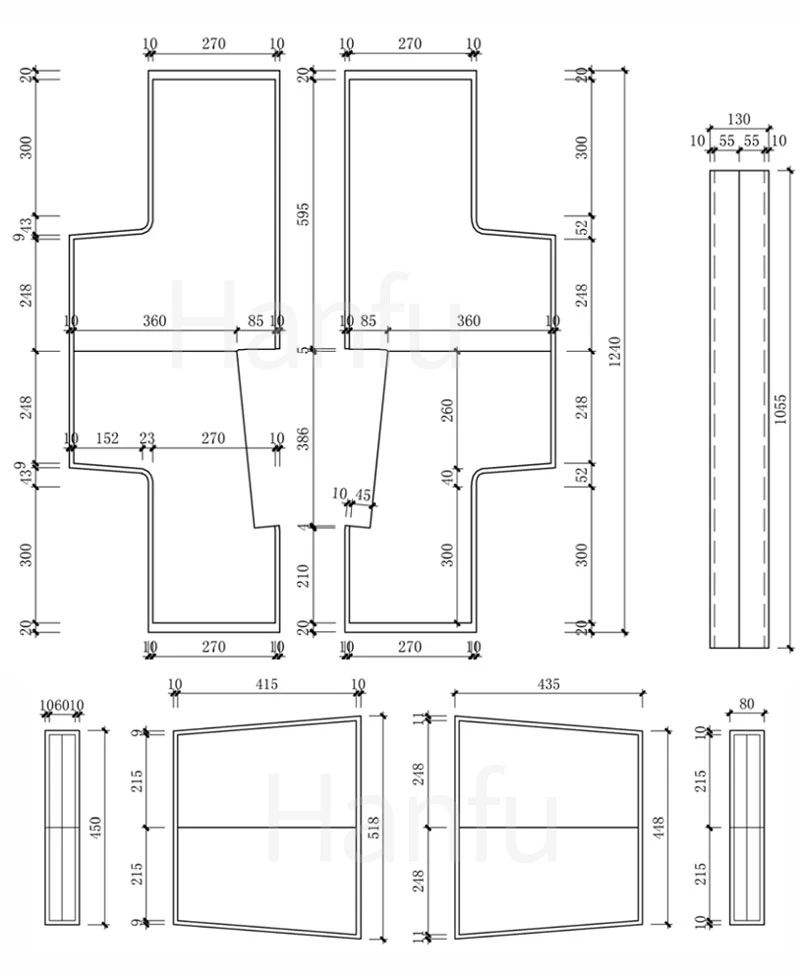 Hanfu Making(3) - Ruqun Cutting & Sewing Patterns