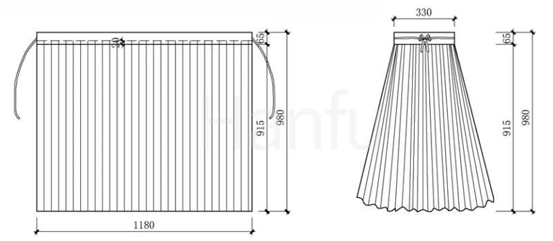 Hanfu Making(3) - Ruqun Cutting & Sewing Patterns