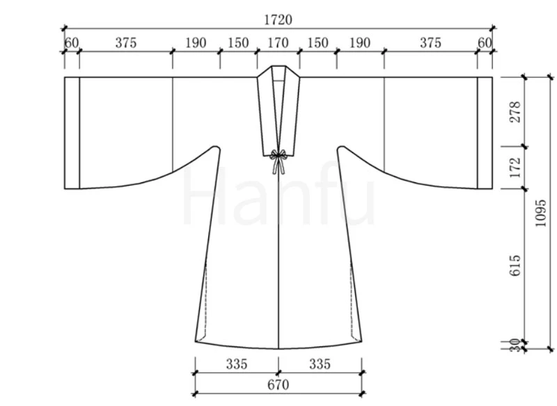 Hanfu Making(4) - Beizi Cutting & Sewing Patterns