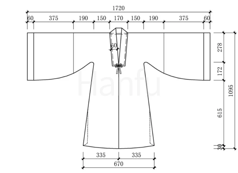 Hanfu Making(4) - Beizi Cutting & Sewing Patterns