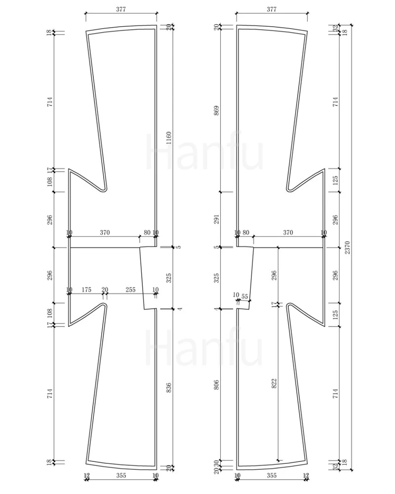 Hanfu Making(4) - Beizi Cutting & Sewing Patterns