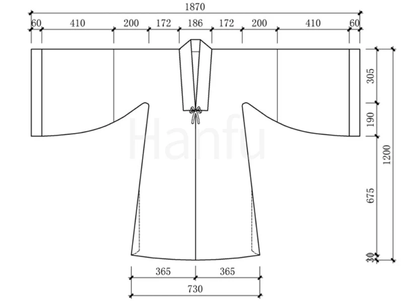Hanfu Making(4) - Beizi Cutting & Sewing Patterns