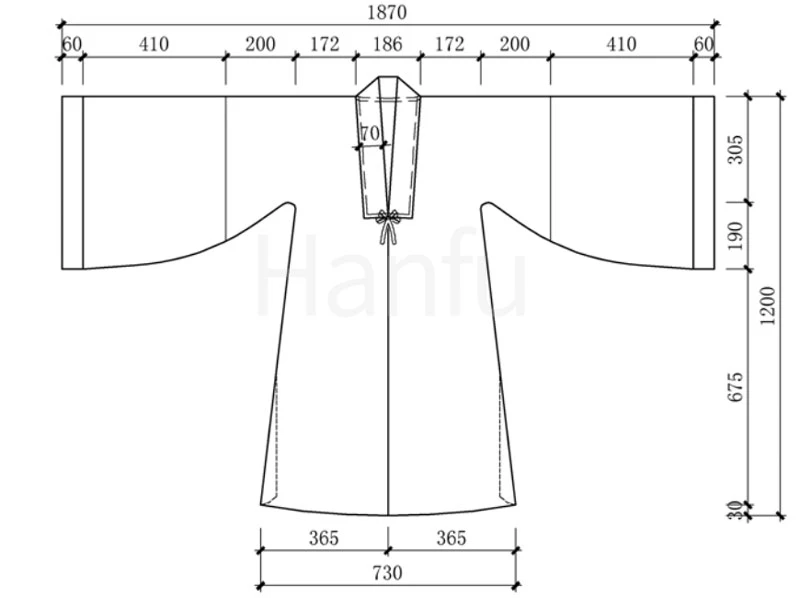 Hanfu Making(4) - Beizi Cutting & Sewing Patterns