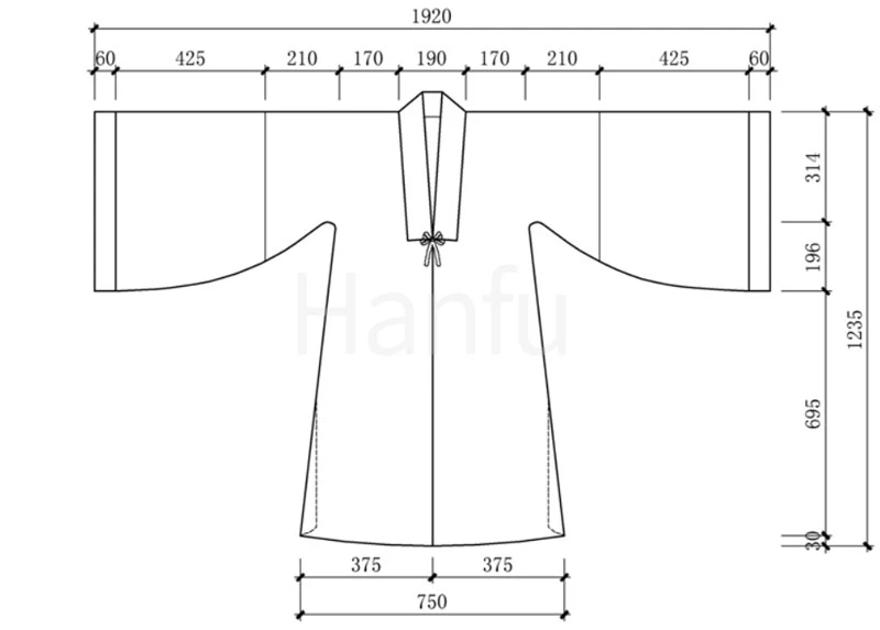Hanfu Making(4) - Beizi Cutting & Sewing Patterns