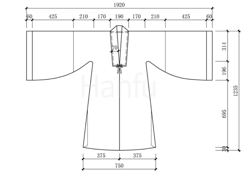 Hanfu Making(4) - Beizi Cutting & Sewing Patterns