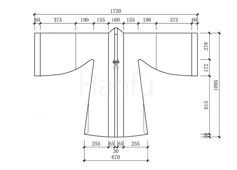 Hanfu Making(4) - Beizi Cutting & Sewing Patterns