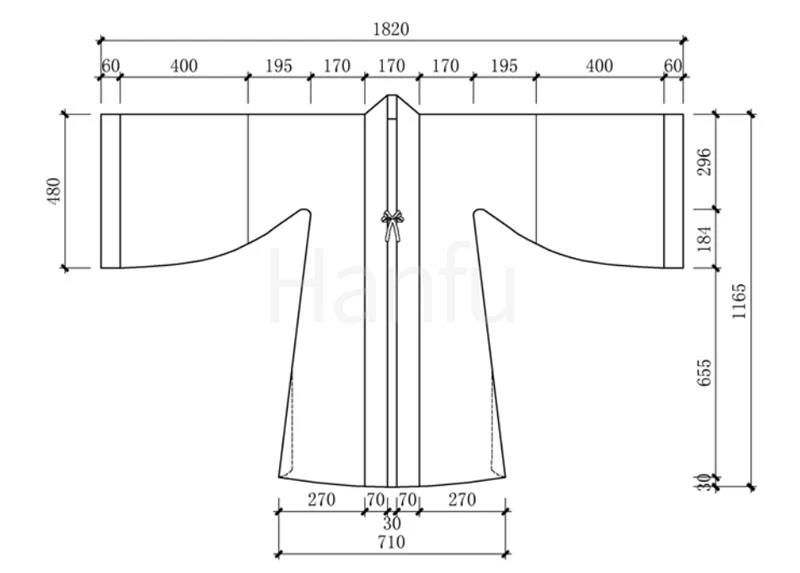 Hanfu Making(4) - Beizi Cutting & Sewing Patterns