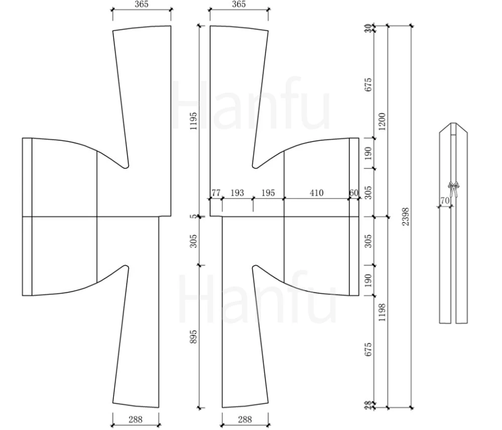 Hanfu Making(4) - Beizi Cutting & Sewing Patterns