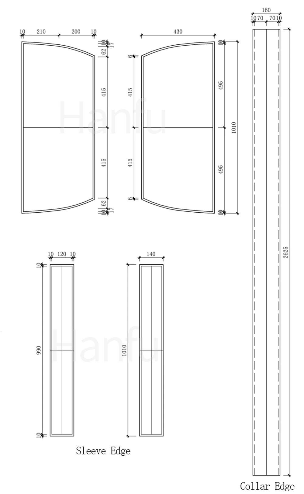Hanfu Making(4) - Beizi Cutting & Sewing Patterns