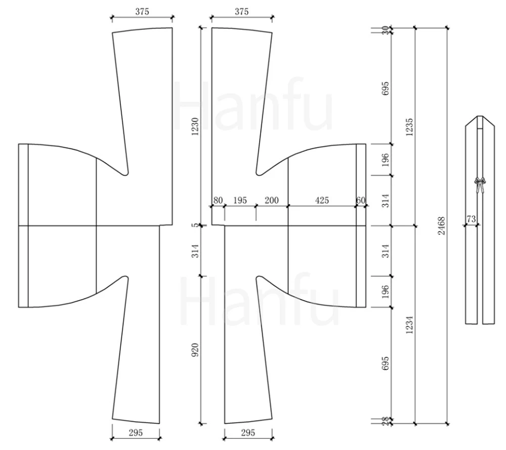 Hanfu Making(4) - Beizi Cutting & Sewing Patterns