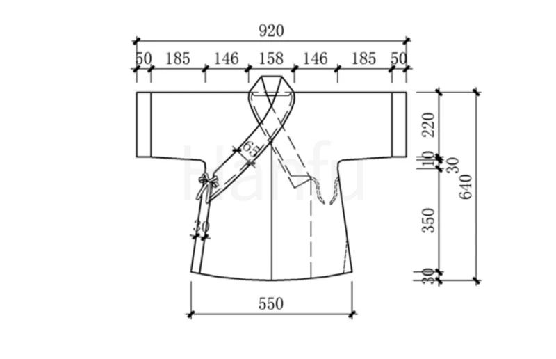 Hanfu Making(7) - Banbi Cutting & Sewing Patterns